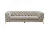 VIG Furniture Divani Casa Sheila - Transitional Beige Fabric Sofa VGCA1346-BEIX-S VGCA1346-BEIX-S
