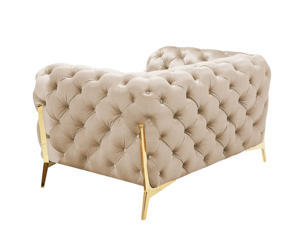 VIG Furniture Divani Casa Sheila - Transitional Light Beige Fabric Chair VGCA1346-OBEI-CH