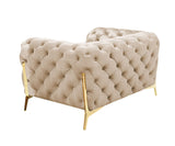 VIG Furniture Divani Casa Sheila - Transitional Light Beige Fabric Chair VGCA1346-OBEI-CH