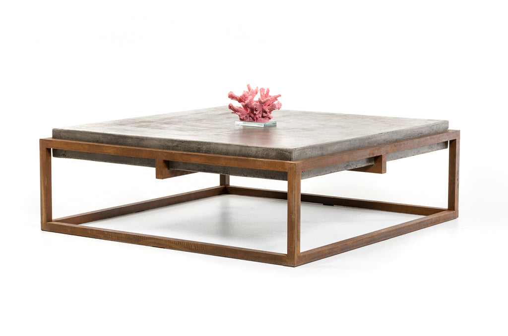 VIG Furniture Modrest Shepard Modern Concrete Coffee Table VGGR692637