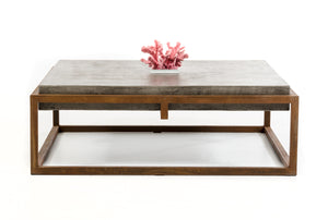 VIG Furniture Modrest Shepard Modern Concrete Coffee Table VGGR692637