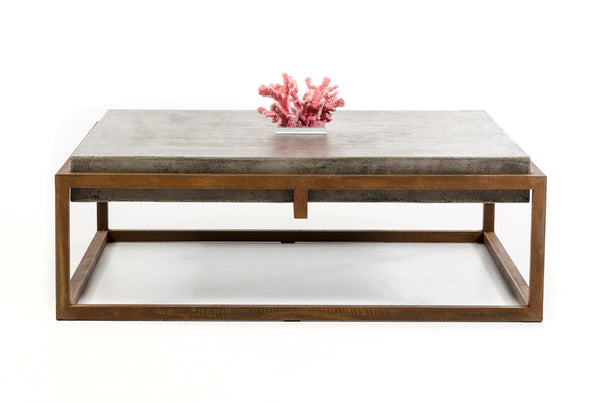 VIG Furniture Modrest Shepard Modern Concrete Coffee Table VGGR692637