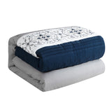 Emily Navy Queen 20pc Comforter Set