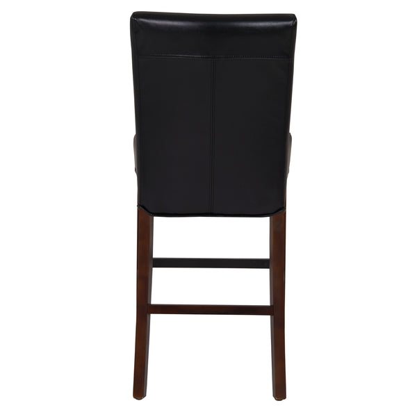 Milton Counter Stool - Elegant Bonded Leather Design with Sturdy Birch Frame and Contemporary Style