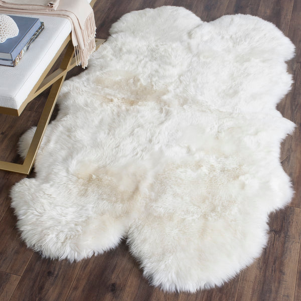Safavieh Sheep SHS121 Natural Skin Rug