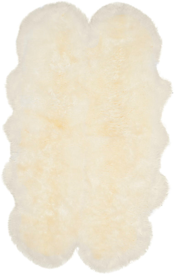 Safavieh Sheep SHS121 Natural Skin Rug