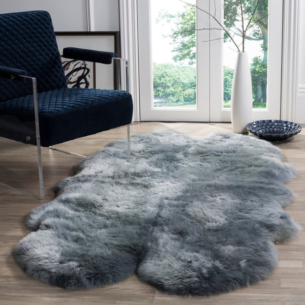 Safavieh Sheep SHS121 Natural Skin Rug