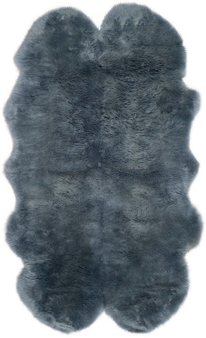 Safavieh Sheep Skin 121 NATURAL SHEEP SKIN MADE WITHIN ACID DYING SHEEP SKIN Rug SHS121B-2