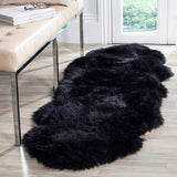 Safavieh Sheep Skin 121 NATURAL SHEEP SKIN MADE WITHIN ACID DYING SHEEP SKIN Rug SHS121C-2