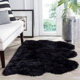 Safavieh Sheep Skin 121 NATURAL SHEEP SKIN MADE WITHIN ACID DYING SHEEP SKIN Rug SHS121C-2