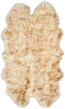 Safavieh Sheep Skin 121 NATURAL SHEEP SKIN MADE WITHIN ACID DYING SHEEP SKIN Rug SHS121D-2