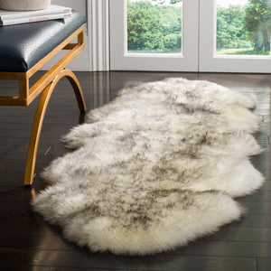Safavieh Sheep SHS121 Natural Skin Rug