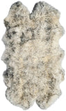 Safavieh Sheep Skin 121 NATURAL SHEEP SKIN MADE WITHIN ACID DYING SHEEP SKIN Rug SHS121E-2