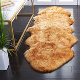 Safavieh Sheep Skin 121 NATURAL SHEEP SKIN MADE WITHIN ACID DYING SHEEP SKIN Rug SHS121K-2