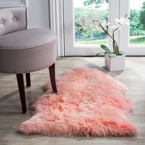 Safavieh Sheep SHS121 Natural Skin Rug