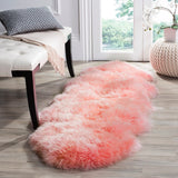 Safavieh Sheep Skin 121 NATURAL SHEEP SKIN MADE WITHIN ACID DYING SHEEP SKIN Rug SHS121L-2