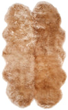 Safavieh Sheep Skin 121 NATURAL SHEEP SKIN MADE WITHIN ACID DYING SHEEP SKIN Rug SHS121M-2