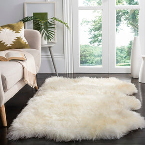 Safavieh Sheep Skin 211 Hand Woven Sheep Skin Rug SHS211A-24