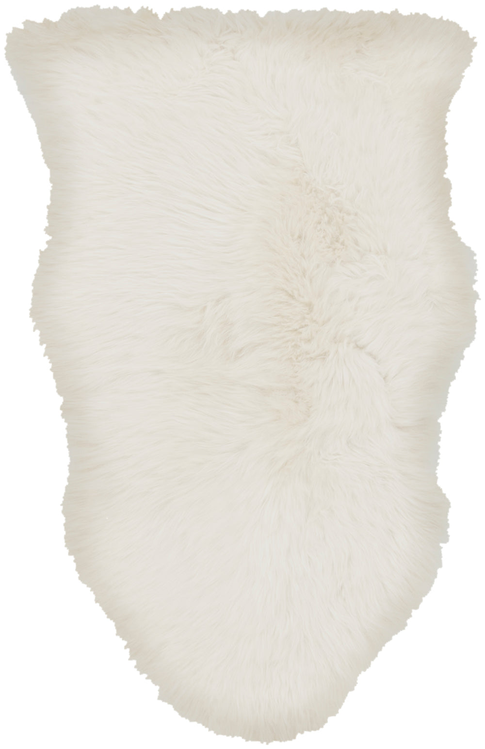Sheepskin SHS-9600 Modern Sheepskin Rug SHS9600-23 Ivory 100% Sheepskin 2' x 3'