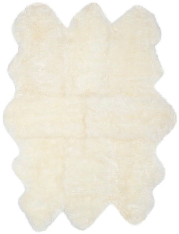 Safavieh Shsb121 Natural sheepskin made without dying Real sheepskin Rug SHSB121A-1628