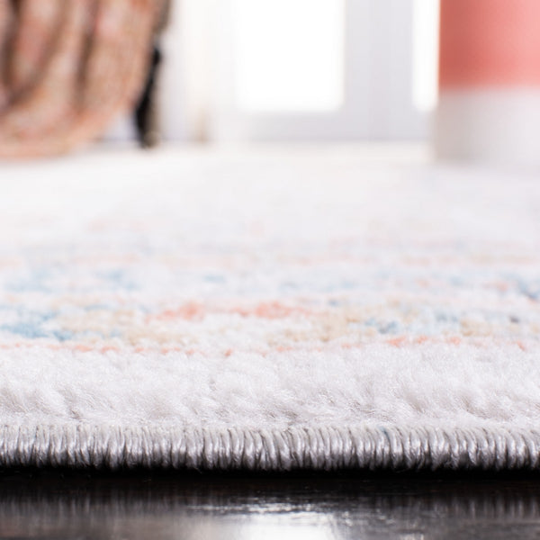 Shivan 700 Shivan 714 Contemporary Power Loomed Polypropylene Rug Blue / Red