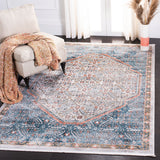 Shivan 700 Shivan 714 Contemporary Power Loomed Polypropylene Rug Blue / Red