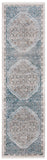 Shivan 700 Shivan 714 Contemporary Power Loomed Polypropylene Rug Blue / Grey