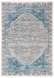 Shivan 700 Shivan 714 Contemporary Power Loomed Polypropylene Rug Blue / Grey