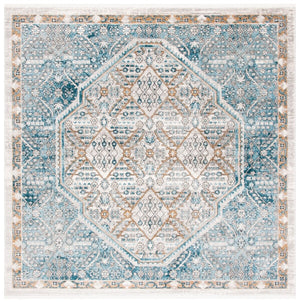 Shivan 700 Shivan 714 Contemporary Power Loomed Polypropylene Rug Blue / Grey