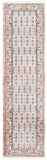 Shivan 700 Shivan 722 Contemporary Power Loomed Polypropylene Rug Grey / Rose