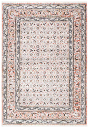 Shivan 700 Shivan 722 Contemporary Power Loomed Polypropylene Rug Grey / Rose