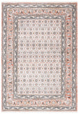 Shivan 700 Shivan 722 Contemporary Power Loomed Polypropylene Rug Grey / Rose