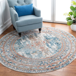Shivan 700 Shivan 725 Contemporary Power Loomed Polypropylene Rug Blue / Grey