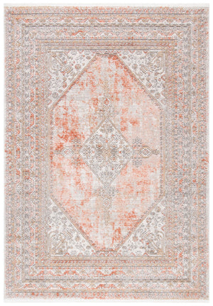 Shivan 700 Shivan 725 Contemporary Power Loomed Polypropylene Rug Rose / Grey