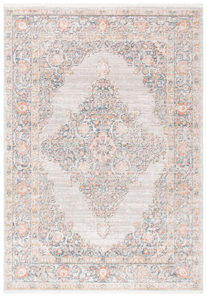 Shivan 700 Shivan 726 Contemporary Power Loomed Polypropylene Rug Grey / Rose