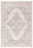 Shivan 700 Shivan 726 Contemporary Power Loomed Polypropylene Rug Grey / Rose