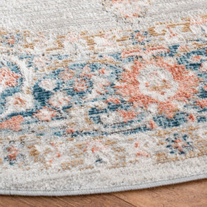 Shivan 700 Shivan 726 Contemporary Power Loomed Polypropylene Rug Grey / Rose