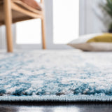 Shivan 700 Shivan 767 Contemporary Power Loomed Polypropylene Rug Grey / Blue