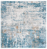 Shivan 700 Shivan 767 Contemporary Power Loomed Polypropylene Rug Grey / Blue