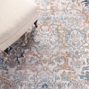 Shivan 700 Shivan 774 Contemporary Power Loomed Polypropylene Rug Blue / Grey