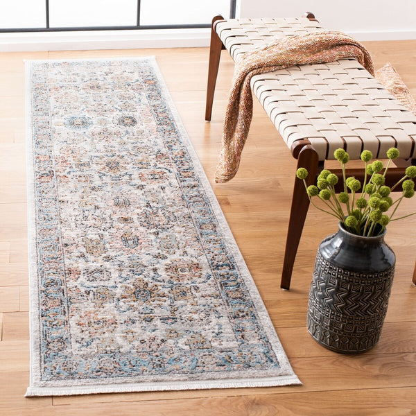Shivan 700 Shivan 797 Contemporary Power Loomed Polypropylene Rug Grey / Blue