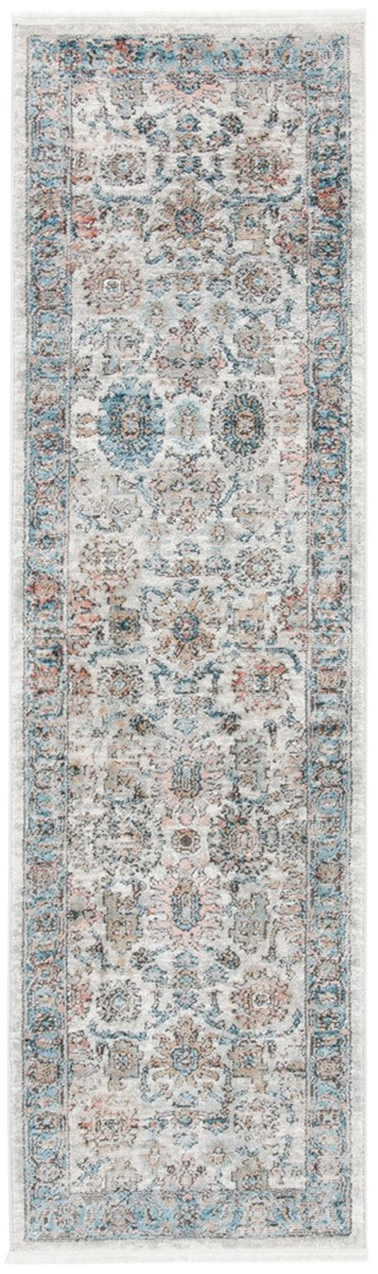 Shivan 700 Shivan 797 Contemporary Power Loomed Polypropylene Rug Grey / Blue
