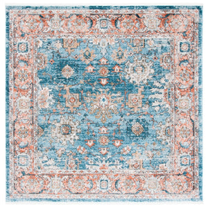 Shivan 700 Shivan 797 Contemporary Power Loomed Polypropylene Rug Blue / Red