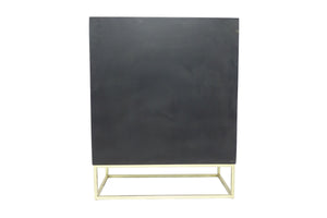 Porter Designs Elio Solid Handcarved Wood Transitional Cabinet Brown 05-125-31-26150