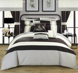 Covington Black King 24pc Comforter Set