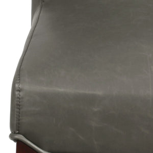 Milton Bar Stool - Stylish Bonded Leather Design with Solid Birch Frame for Modern Home Interiors