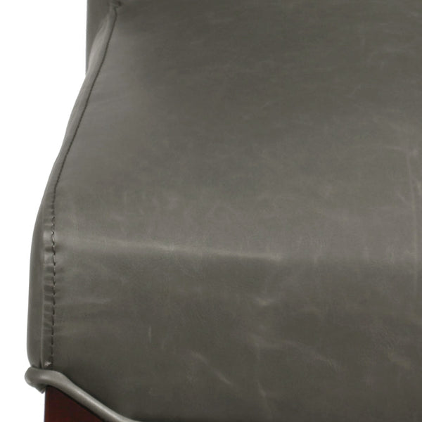 Milton Bar Stool - Stylish Bonded Leather Design with Solid Birch Frame for Modern Home Interiors