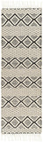 Saint Clair SIC-2301 Global NZ Wool Rug SIC2301-268 Black, Cream 100% NZ Wool 2'6" x 8'