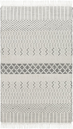 Saint Clair SIC-2302 Global NZ Wool Rug SIC2302-81012 Black, Cream 100% NZ Wool 8'10" x 12'