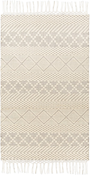 Saint Clair SIC-2303 Global NZ Wool Rug SIC2303-81012 Black, Cream 100% NZ Wool 8'10" x 12'